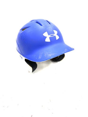 Used Under Armour 6 1/2- 7 1/2 Batting Helmet No Mask White One Size 11860-S000306894