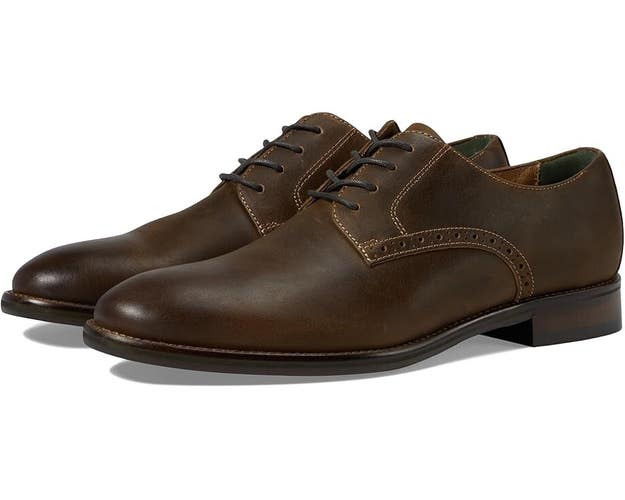 Johnston & Murphy Conard 2 Oxford Men's US 9.5 Tan Plain Toe Dress Shoes ZOGG610
