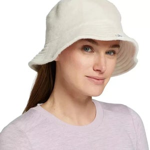 Alpine Design Brushed Bucket Hat Women's White Wide Brim Outdoor Hiking DSG61