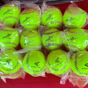 Easton 12 inch IncrediBall Softstich Softball 12 Pack (1 Dozen) (New)