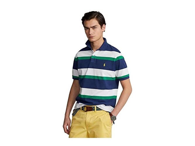 Polo Ralph Lauren 710860331001 Polo Shirt Men S Multi Striped Classic-Fit APP533