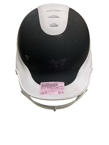 Used RIP-IT HELMET W/ MASK Batting Helmet w/Mask Black And White SM 11613-S000180067