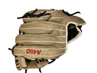 Used Wilson A450 BB/SB Glove LH Throw Brown 11 1/2" 11613-S000180021