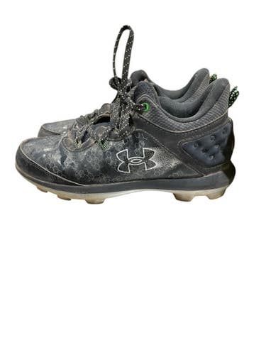 Used Under Armour HARPER 8 BB/SB Cleats Black Junior 04.5 11847-S000034297