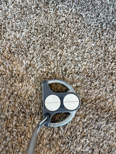 Men's 2006 Odyssey White Steel 2-Ball SRT Mallet Right Handed Putter (Used)