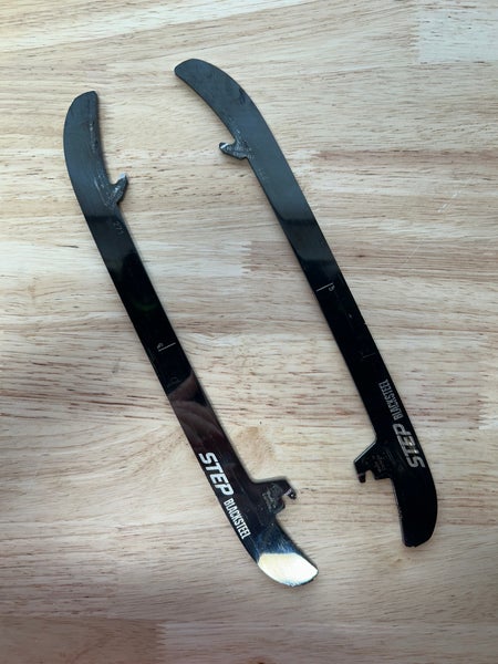 CCM Black Step Steel 271mm Ottawa Senators Pro Stock Skate Blades / Runners (Used)