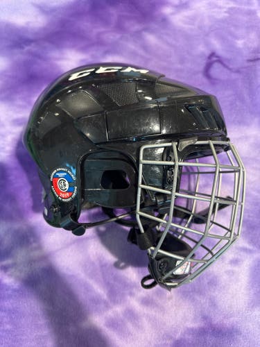 Black Medium CCM FitLite 40 Helmet (Used)