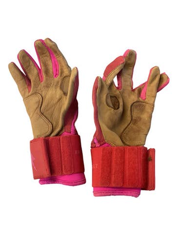 Used BB/SB Batting Gloves Red SM 11760-S000090470