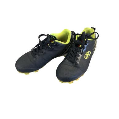 Used Rawlings BB CLEATS BB/SB Cleats Black Junior 01 11760-S000090466
