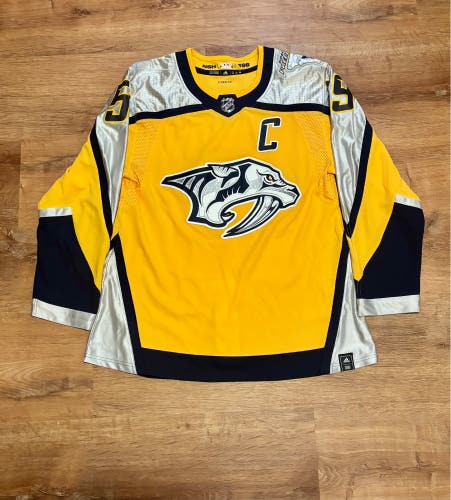 Adidas Roman Josi Nashville Predators Reverse Retro 1.0 Jersey (50)