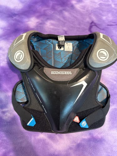 Large Youth Maverik Charger Shoulder Pads (Used)