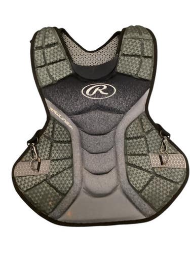 Used Rawlings CPVEL Catchers Chest Protector Grey Adult 11443-S000204631