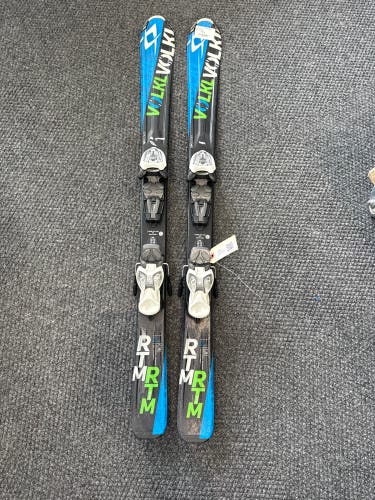 Volkl RTM Jr 110 cm Skis With Marker 4.5 Bindings (Used)