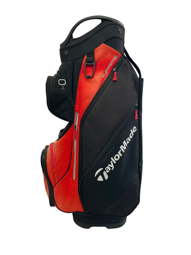 Used Taylormade SUPREME Mens Cart Bag Black And Red 11692-S000149411