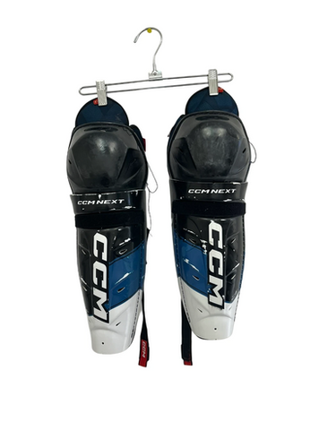 Used CCM NEXT Senior Shin Guards Black 15" 11692-S000149126