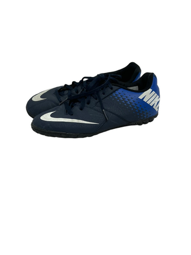 Used Nike MERCURIAL Soccer Indoor Shoes Navy Blue Junior 04.5 11692-S000149183