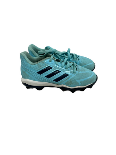 Used Adidas ICON BB/SB Cleats Sky Blue Junior 01.5 11692-S000147550
