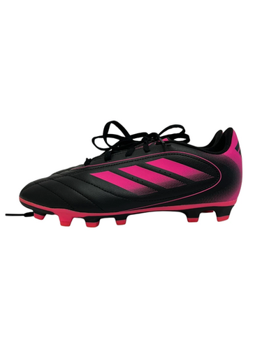 Used Adidas GOLETTO Soccer Cleats Black And Pink Junior 05 11692-S000149267