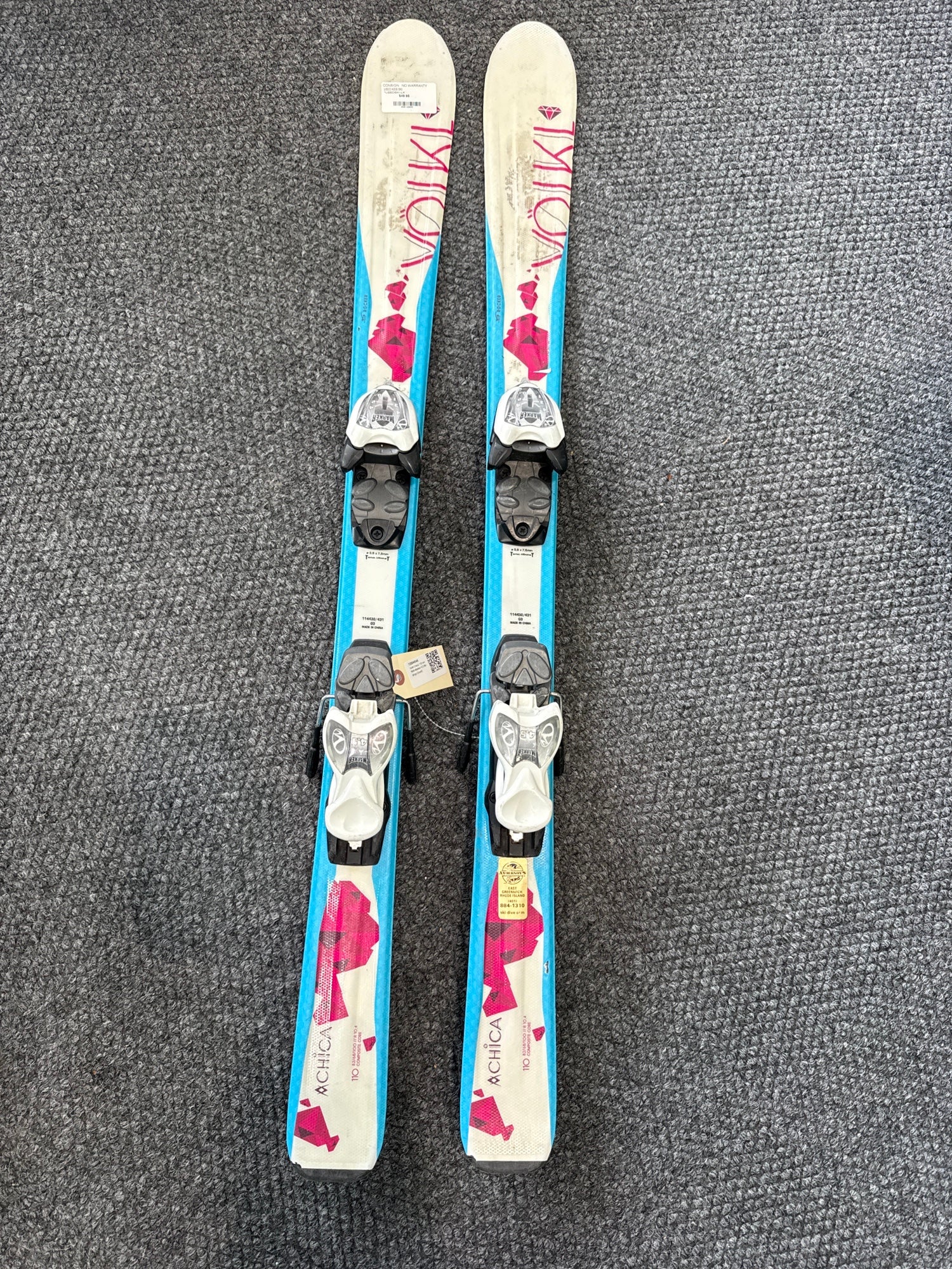 Volkl Chica 110 cm With Marker 4.5 Bindings (Used) | SidelineSwap