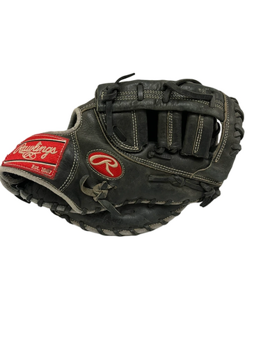 Used Rawlings GG GAMER BB/SB First Base RH Throw Black 12" 11692-S000149373