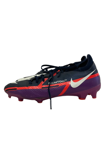 Used Nike PHANTOM Soccer Cleats Navy Blue Junior 03 11692-S000149387