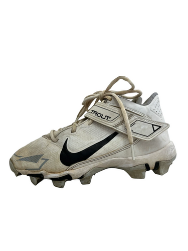 Used Nike TROUT BB/SB Cleats White Junior 03 11692-S000149403