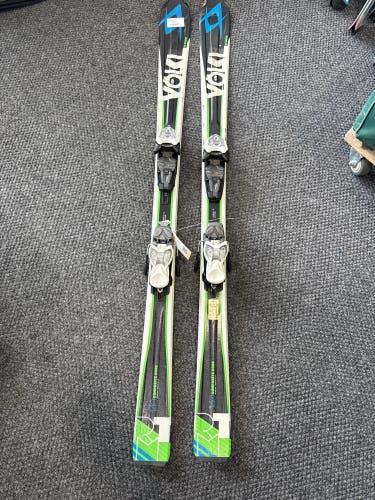 Volkl RTM Jr 140 cm Skis With Marker 7.0 Bindings (Used)