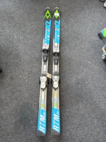 Volkl RTM Jr 140 cm Skis With Marker 7.0 Bindings (Used)