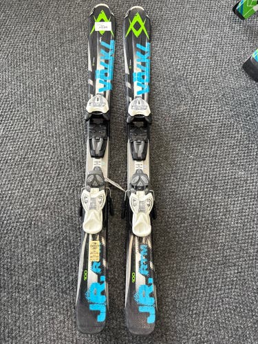 Volkl RTM Jr 100 cm Skis With Marker 4.5 Bindings (Used)