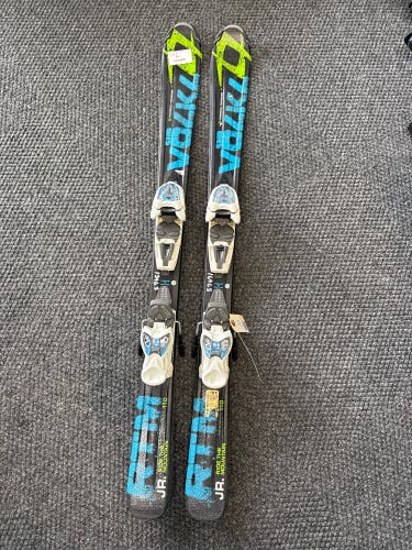 Volkl RTM Jr 110 cm Skis With Marker 4.5 Bindings (Used)