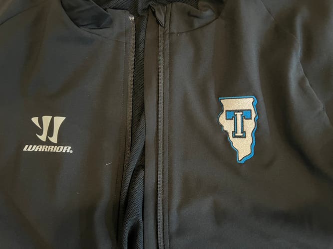 Team Illinois Black Men's Large Warrior Jacket (New)