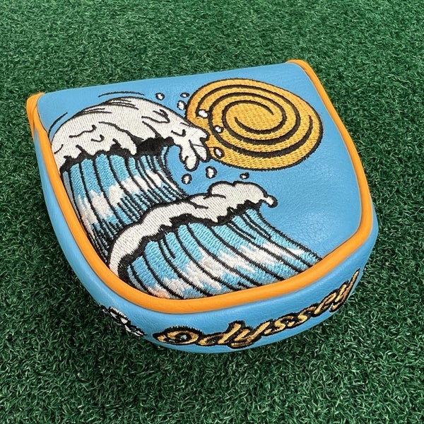 2024 Odyssey Hawaiian Swing Mallet Golf Putter Headcover Rare! MINT CONDITION!