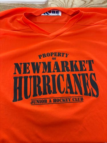 Newmarket Hurricanes Jr.A practise jersey