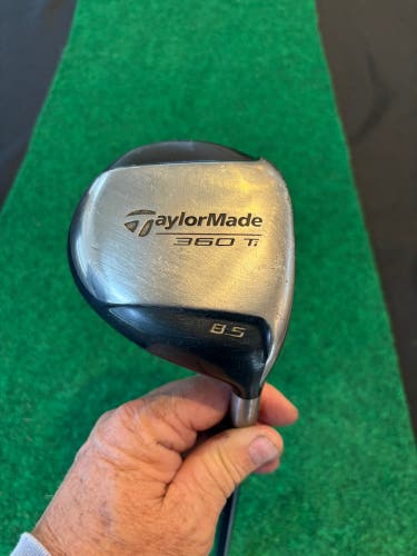 Golf Driver: TaylorMade 360 Ti Driver with an 8.5-degree loft.