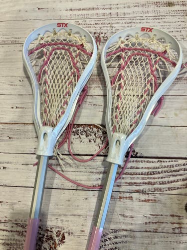 STX Lilly Girls Lacrosse Sticks - 2 Pack (Used)