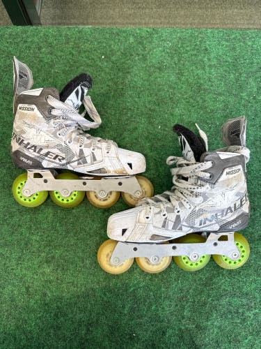 Senior Mission Inhaler WM03 Inline Skates (Wide) Size 4.5 (Used)