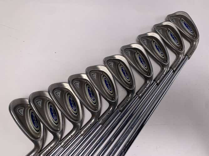 Ping i5 Iron Set 3-PW+SW+LW Black Dot Stiff Steel Mens RH