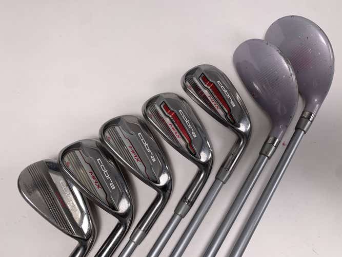 Cobra MAX Hybrid Iron Set 5H-6H 7-PW+SW White Tie X4 50g Ladies RH