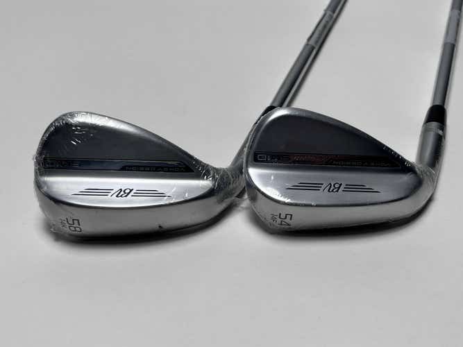 LEFTY Titleist Vokey SM10 Tour Chrome Wedge Set 54* 14 | 58* 14 Steel LH NEW