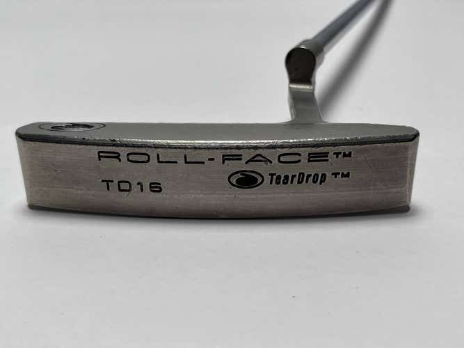 Tear Drop Roll Face Zebra TD-16 Putter 35.5" Mens RH