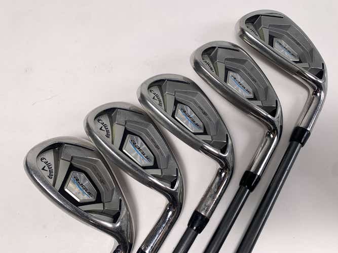 Callaway Rogue Iron Set 7-PW+GW Aldila Synergy 60g Senior Graphite Mens RH