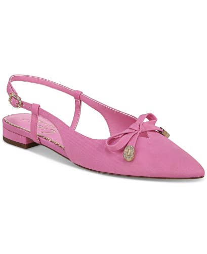 Circus by Sam Edelman Lafayette Sandal Womens 7 Pink Pointed Toe Slingback NCZ60