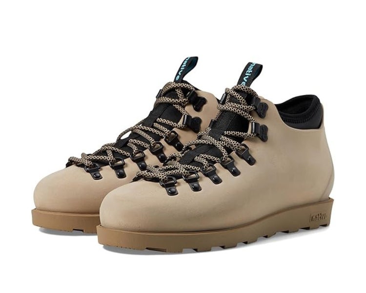 Native Shoes Fitzsimmons Citylite Bloom Unisex US 7M-9W Tan Hiking Boots NCZ229