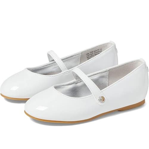 Nina Fernanda Ballet Flats Toddler US 1 White Patent Round Toe Mary Jane NCZ344