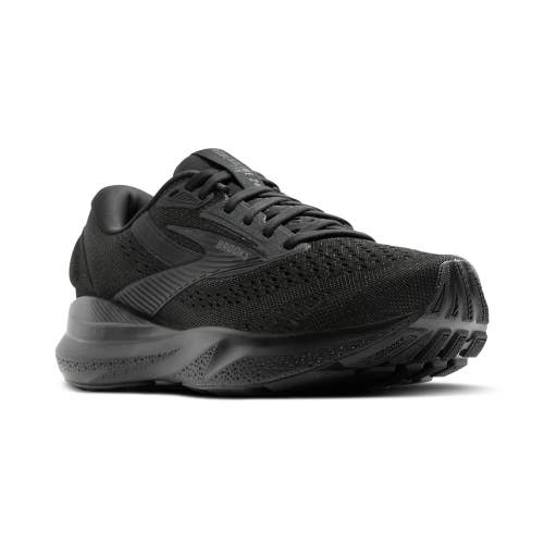Brooks Adrenaline GTS 24 Sneakers Womens 9.5 Black Low Top Running Shoes TZP1113