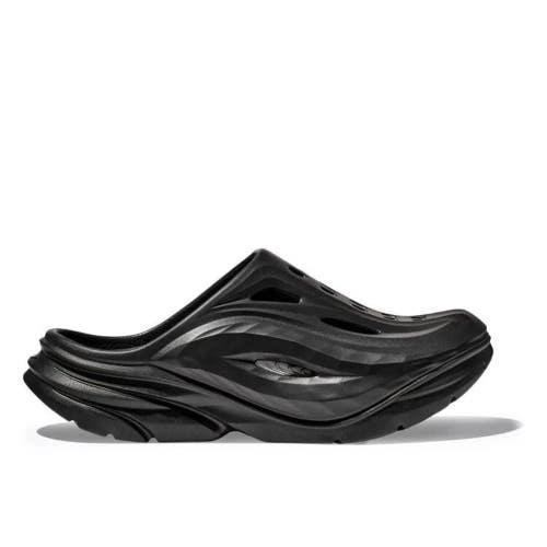 Hoka One One Ora Recovery Mule 1147951-BBLC Men 10M Black Lifestyle Slide DDK948