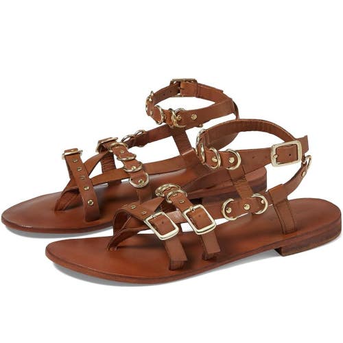 Free People Midas Touch Sandals Women's US 9 Brown Adjustable Ankle Strap NCZ51