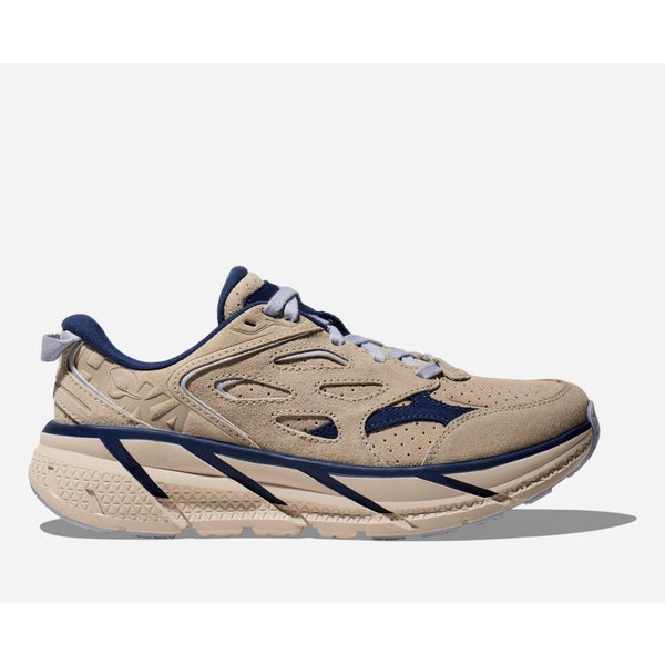 Hoka One One Clifton L 1122571-OTH Sneaker Mens 10 Oat Milk Running Shoes DDK952