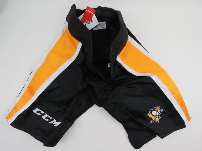 CCM Pittsburgh Penguins NHL Pro Stock Hockey Player Girdle Pant Shell Large 9K