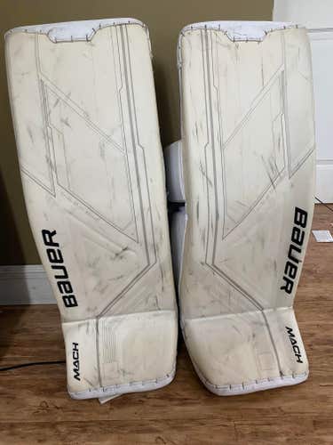 Small Bauer Supreme Mach Goalie Leg Pads (Used)